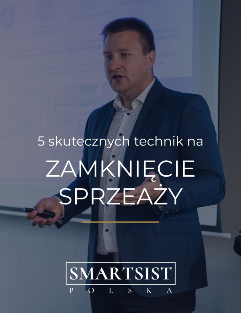 Przedsiębiorca dążący do tego, by zamknąć sprzedaż w relacyjnej rozmowie z klientem