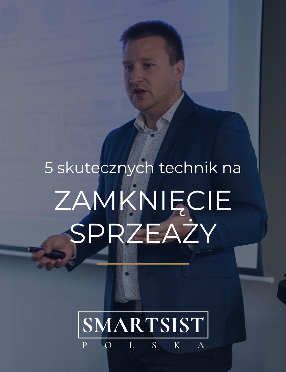 Przedsiębiorca dążący do tego, by zamknąć sprzedaż w relacyjnej rozmowie z klientem