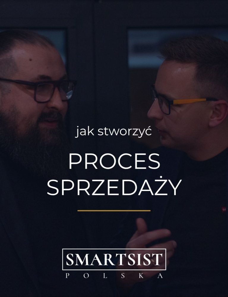 Dwóch mężczyzn rozmawia o tym jak stworzyć proces sprzedaży, który działa w małej firmie?