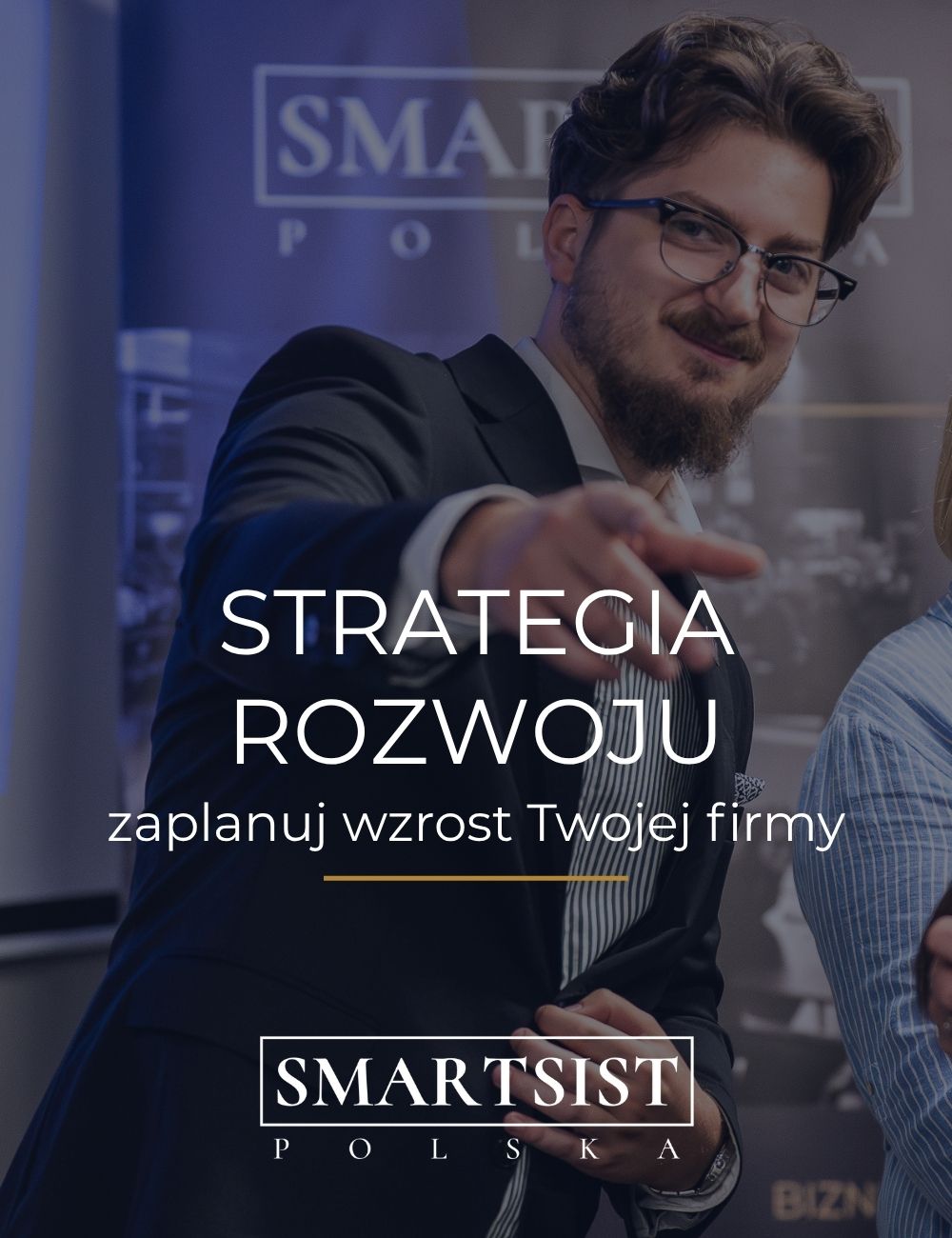 Przedsiębiorca, któy wdrożył strategię rozwoju małej firmy